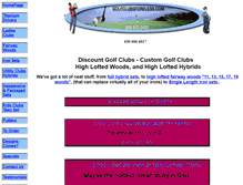 Tablet Screenshot of golfclubsforeless.com